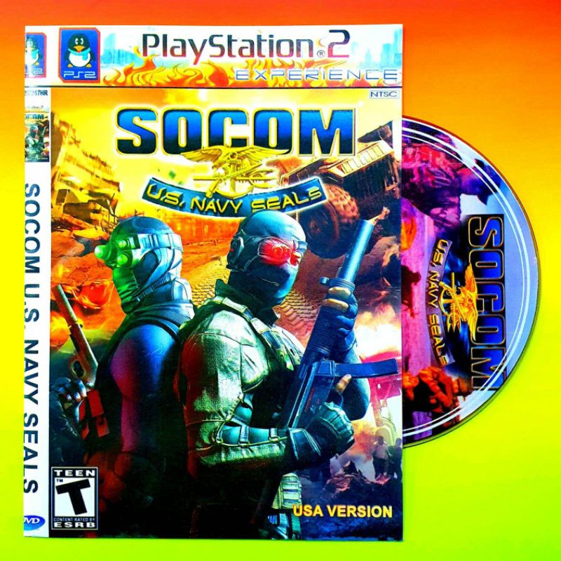 KASET PS2 SOCOM GAME TEMBAK TEMBAKAN TERBARU - KASET GAME PLAYSTATION 2 TERLARIS - KASET VIDEO GAME 