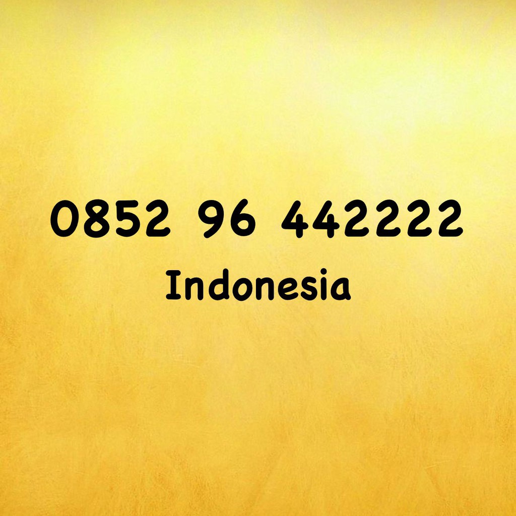 Nomor Cantik Kartu AS Triple AA - 0852 96 442222 - 0852 9644 2222