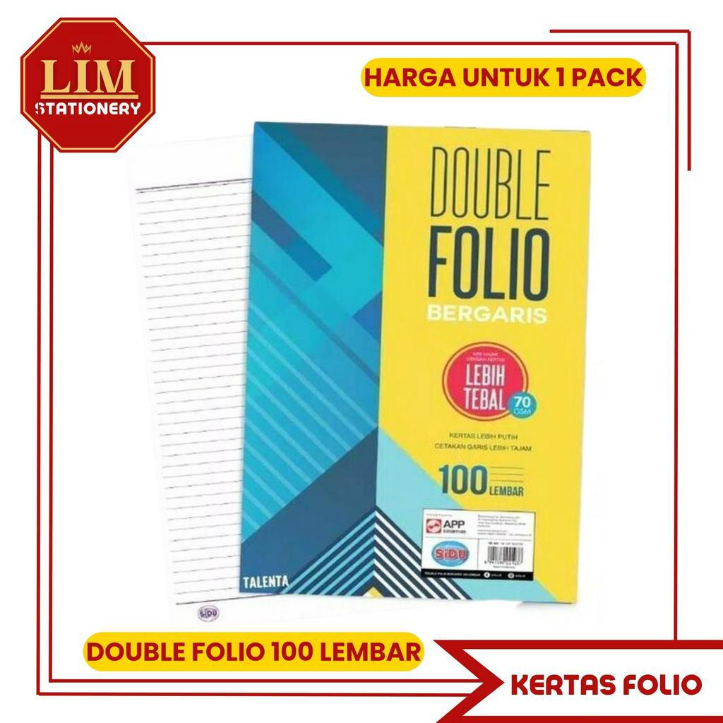 

Kertas Folio Garis SIDU 70gsm 1Pack (100Lembar)