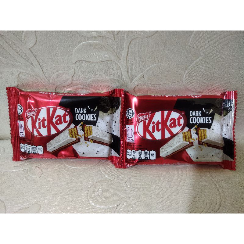 Jual KIT KAT NESTLE DARK COOKIES 35 GRAM 4F / KIT KAT EDISI VALENTINE