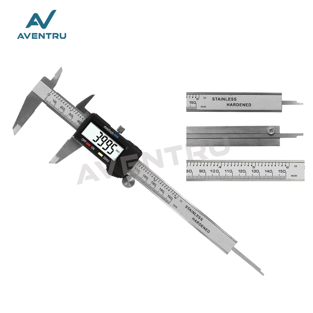 Jangka Sorong Sigmat Digital Vernier Caliper / Kaliper 150mm Stainless