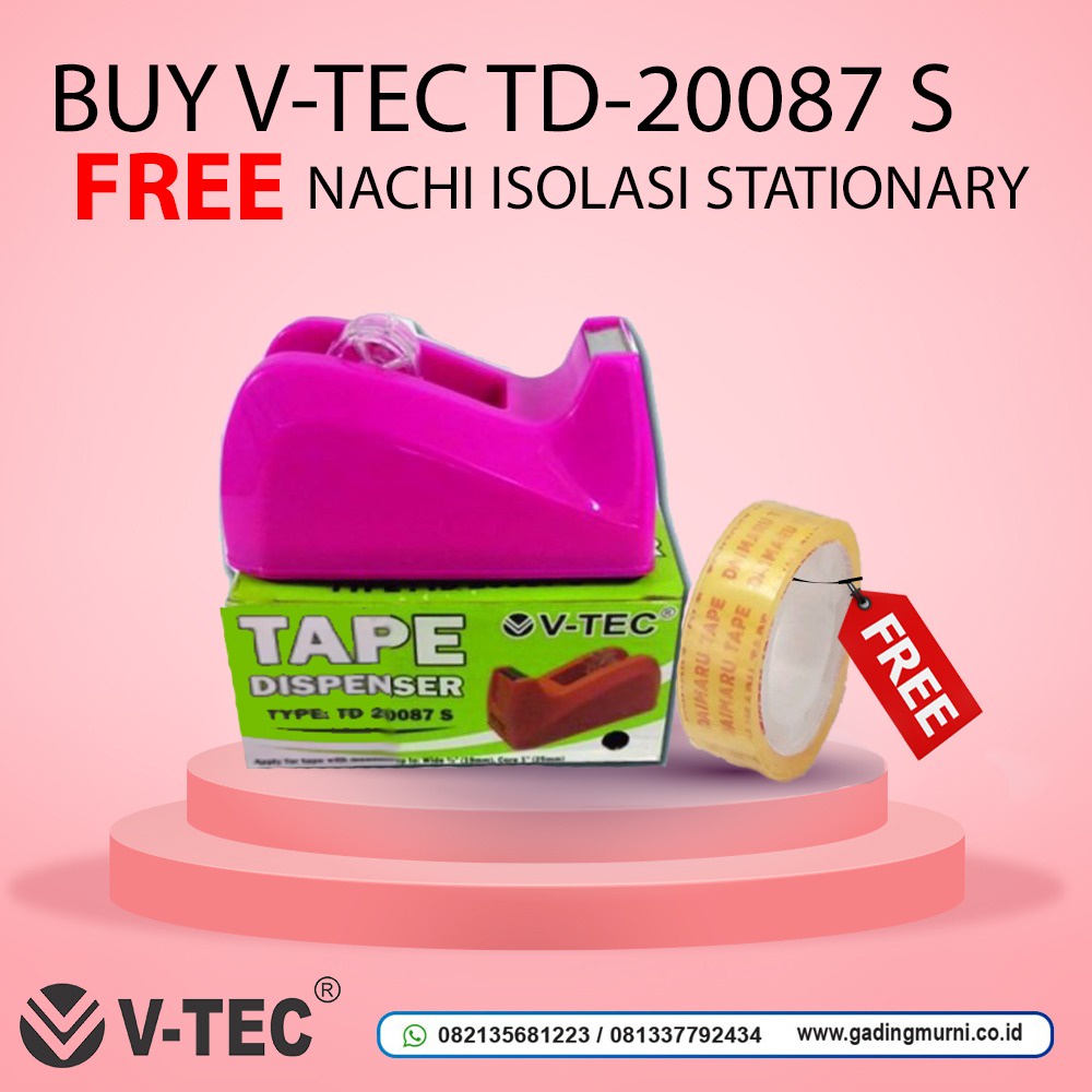 

V-TEC TAPE DISPENSER TD-20087 SMALL