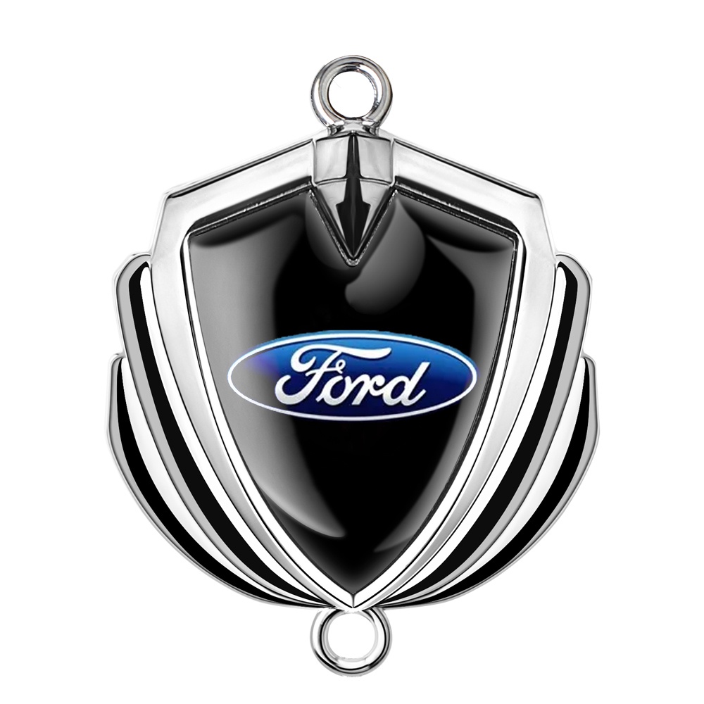 Gantungan Kaca Spion 3D Bahan Metal Untuk Ford Focus Fiesta Ranger T6 / T7 / T8 Fusion Ka 2009 2010 2015