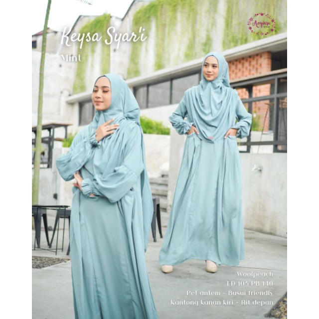TERBARU Keysa Syar'i By AzQiara Mat WoWollpeach ld 105 PB 140