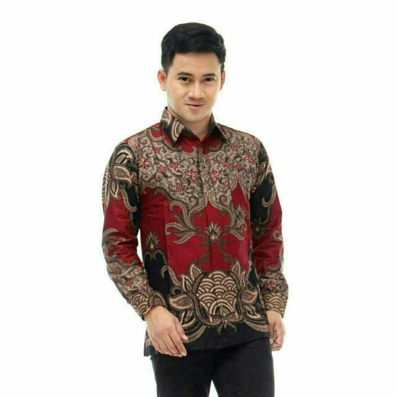 Kemeja Batik Anak Laki-laki Lengan Panjang // Couple Batik Ayah Dan Anak Cowok Kemeja Batik Pria Lengan Panjang