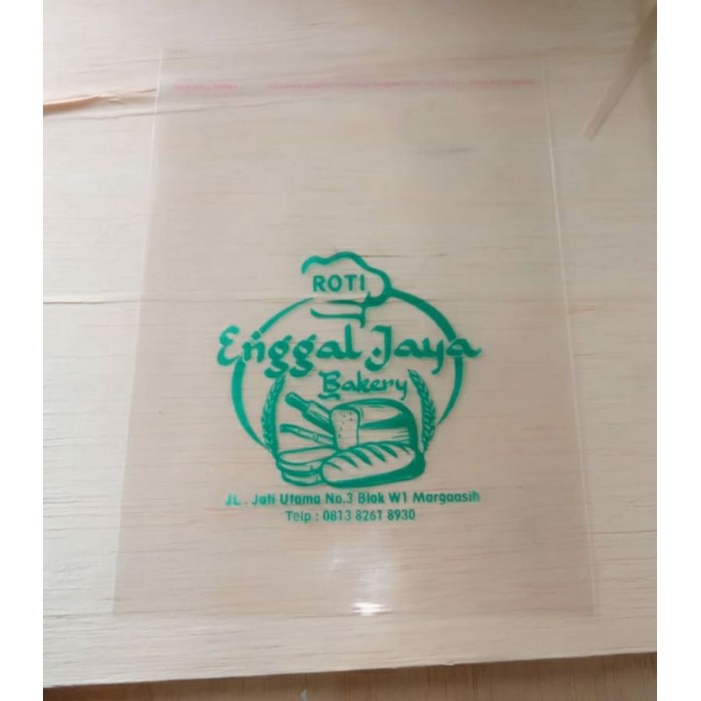 Plastik Sablon OPP untuk Roti