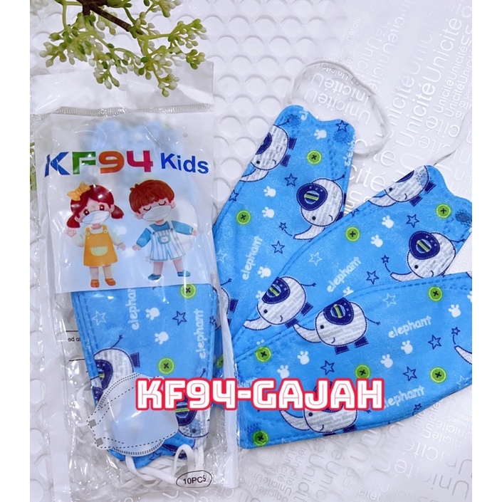 MASKER KF94 ANAK MOTIF KARAKTER ANAK ISI 10/PACK