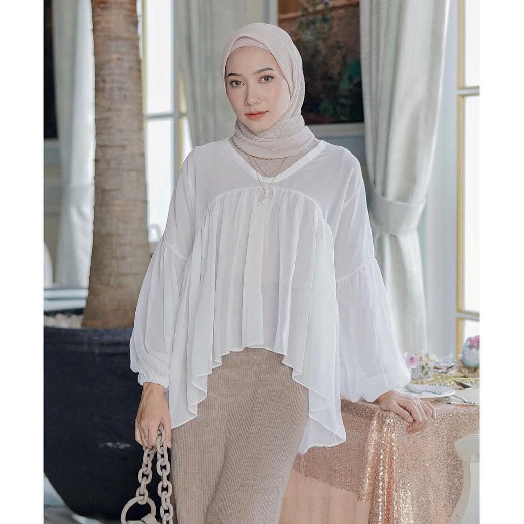 YES Alyna Blouse - Outer Korean Style