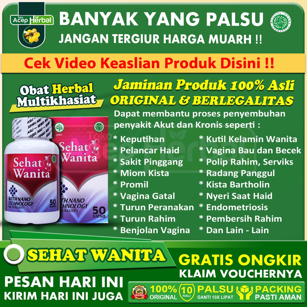 WALATRA JAMU SEHAT WANITA ORIGINAL SPESIALIS OBAT KEWANITAAN BERSIH WANITA COLLAGEN SEHAT WANITA
