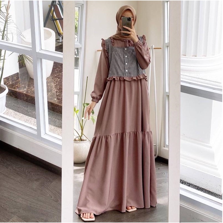 DRESS BIG SIZE || ZAKIYA MAXI || UKURAN 5L XXXL XXL XL L M S