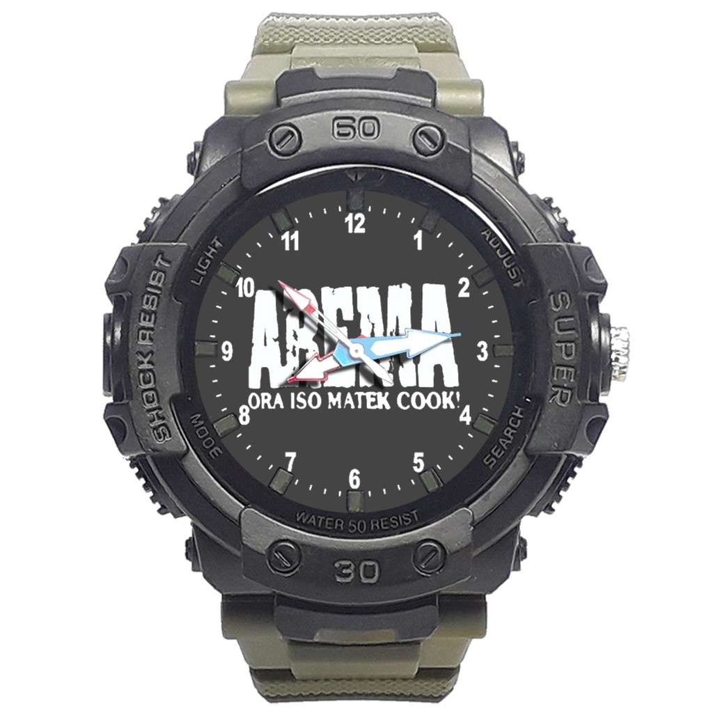 Jam Tangan  AREMA MOTIF 6 Bagus