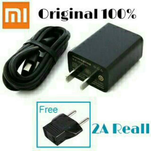 Casan Ori Xiaomi- Charger Fast Charging Original 100% For Xiaomi Redmi 4X/Redmi 5A/Redmi Note 4X