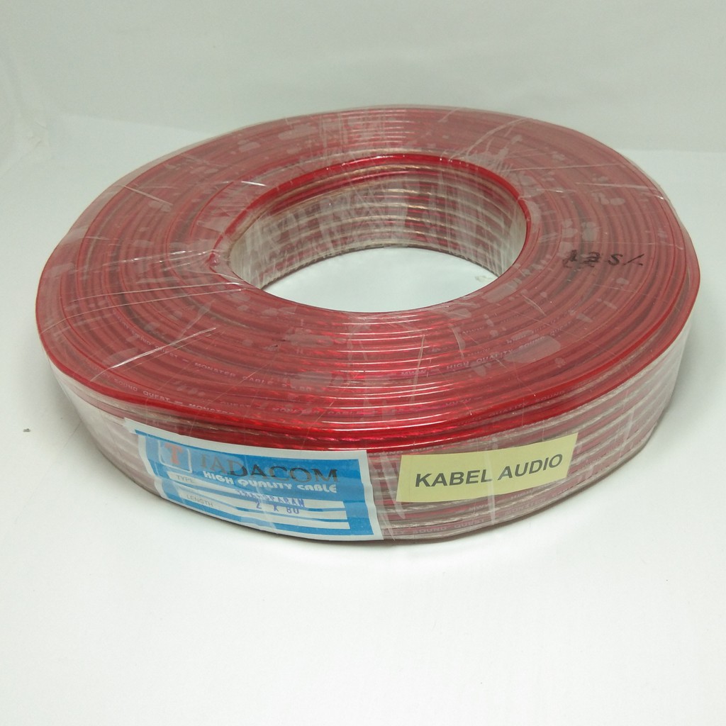 Tadacom Kabel Transparan 2 x 80 - 100 Yard