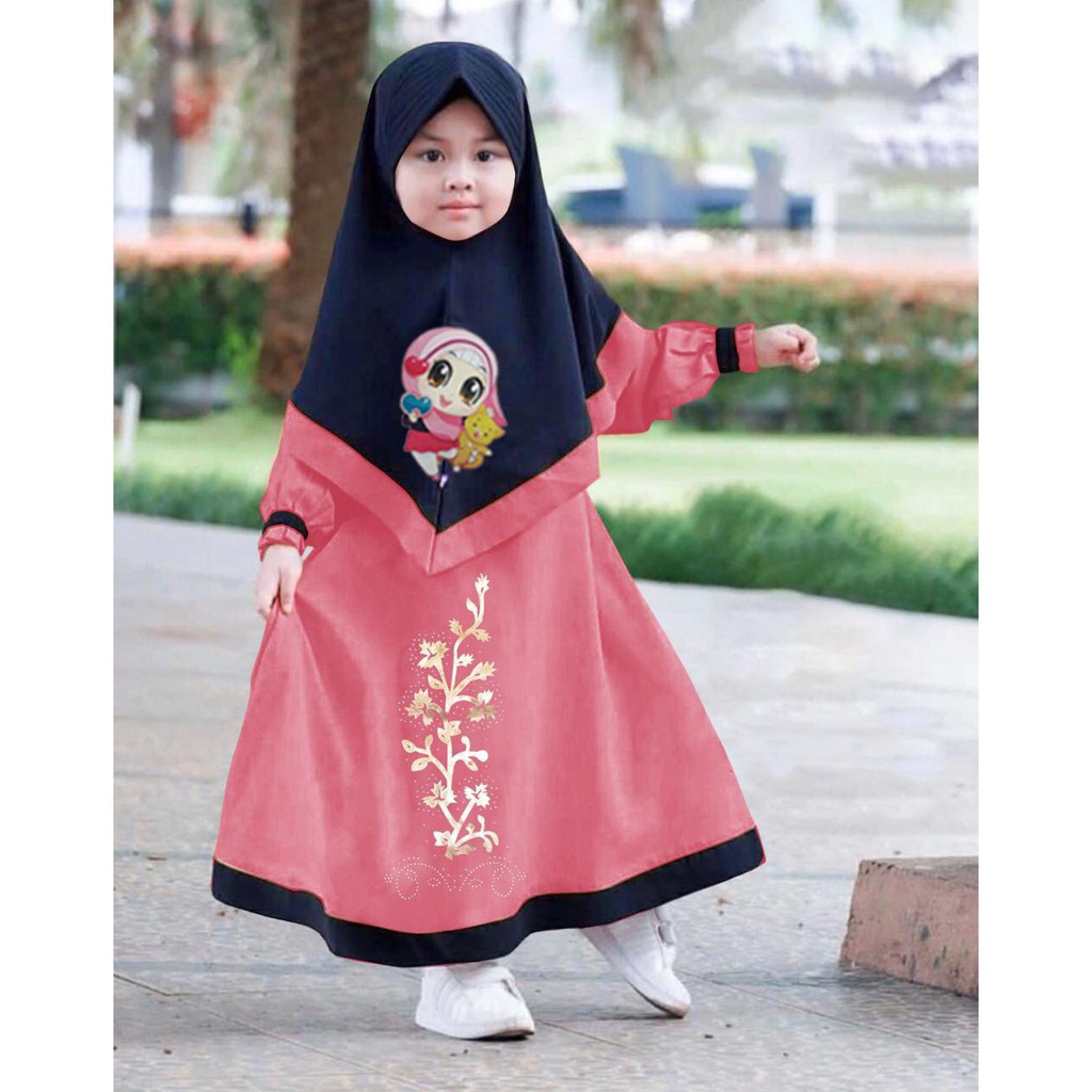 Gamis Fashion Muslim Kids Amira