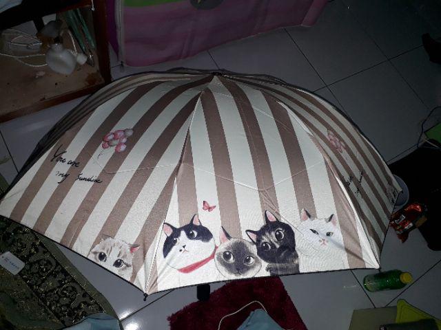 Payung Lipat 4 Fancy Karakter Premium Motif Kotak-kotak Merk Osaka Bw-119