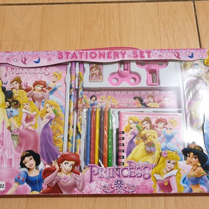 

[Bisa Bayar Di Tempat] 1 Set Perlengkapan Princess / Alat Tulis Karakter Princess / Sekolah Garansi