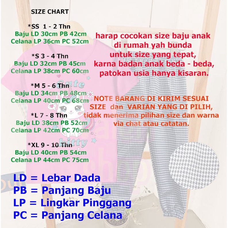 KS setelan anak perempuan 1-10 tahun - setcel anak perempuan - setcel joger anak perempuan