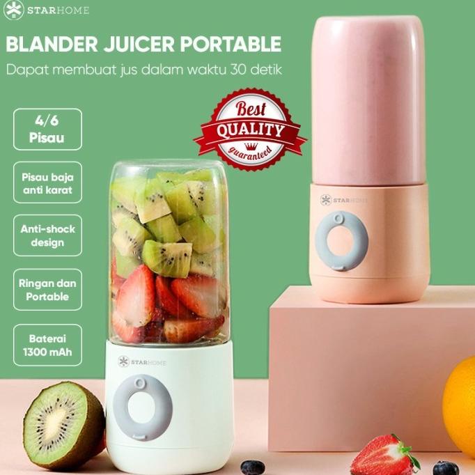 Blender Mini Portable Juicer Mini Kapasitas 500ml Gelas Tritan