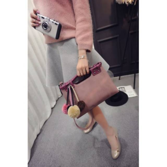 1383Q TAS WANITA HAND BAG IMPORT SELEMPANG