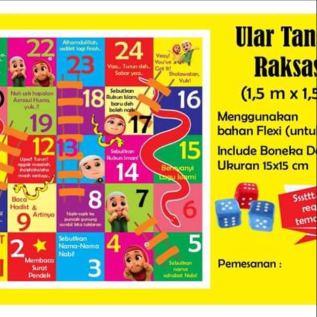 Ular Tangga Raksasa Jumbo