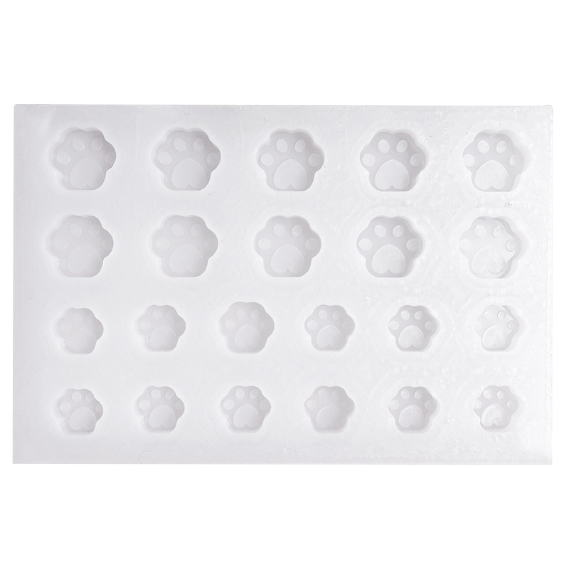 Siy Cetakan Resin Epoksi Bentuk Cakar Kucing Bahan Silikon Untuk Gantungan Kuncitas DIY