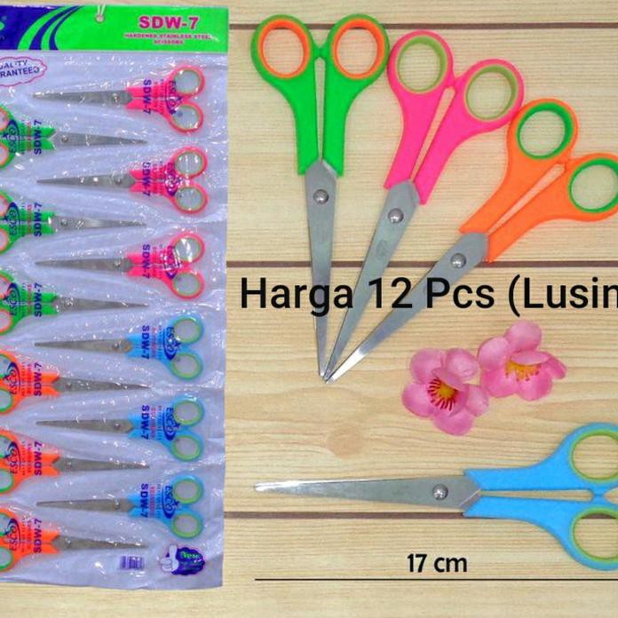 

GUNTING 7” LUSINAN ESCO WARNA/I BERKUALITAS UKURAN 7" INCH SDW-7