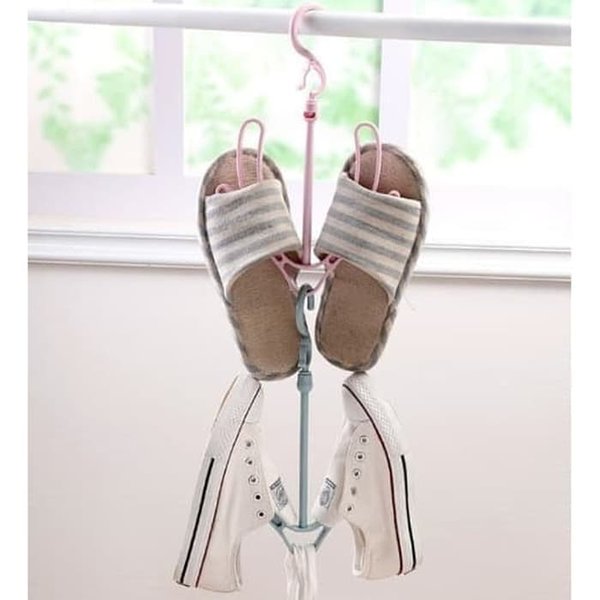 Gantungan Sepatu Sandal Serbaguna Shoes Hanger Sandal Slop Jemuran Kaos Kaki Tas