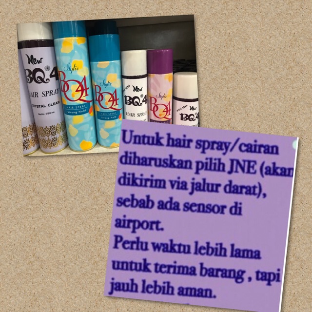 HAIR SPRAY BQ 250/150 Ml @MJ