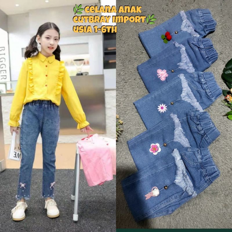 CELANA ANAK PEREMPUAN IMPORT  #CELANA ANAK CUTBRAY #CELANA JEANS ANAK