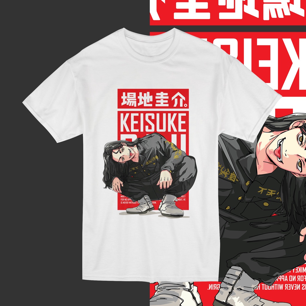 KAOS ANIME TSHIRT JEPANG HARAKIRI "KEISUKE BAJI"