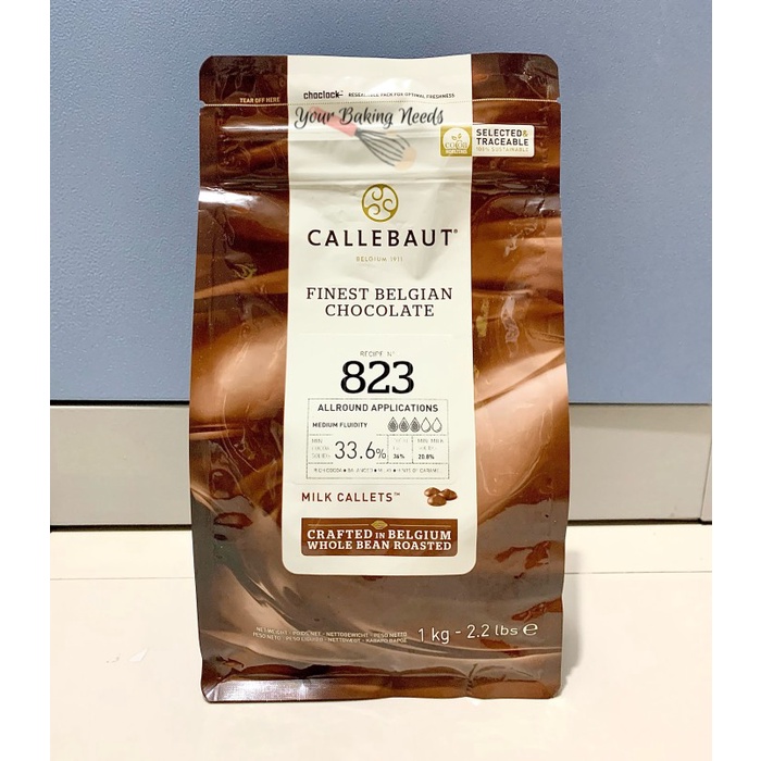 

Callebaut 823 Milk Chocolate Couverture 336 1 Kg