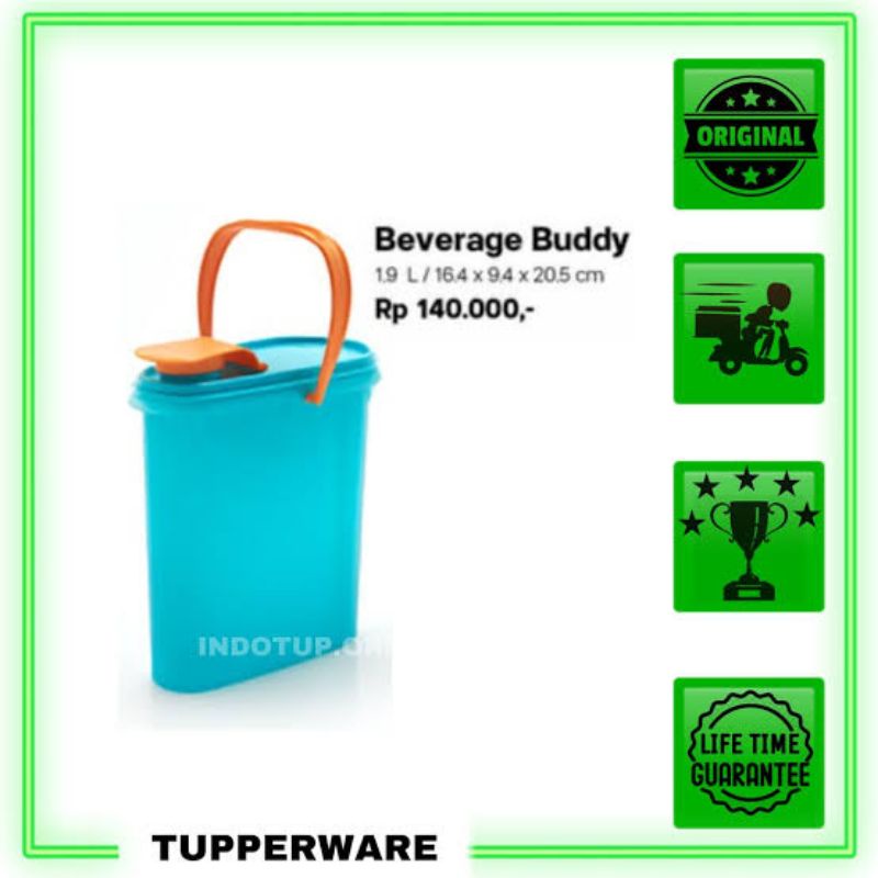Teko Beverage Buddy Pitcher Beverage Buddy Tosca Ori tupperware