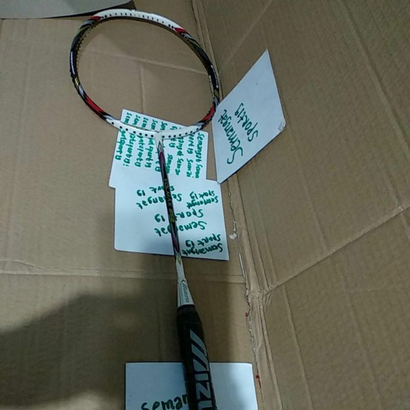 volmax/858/mizuno/oversize/raket/badminton/bulutangkis/original