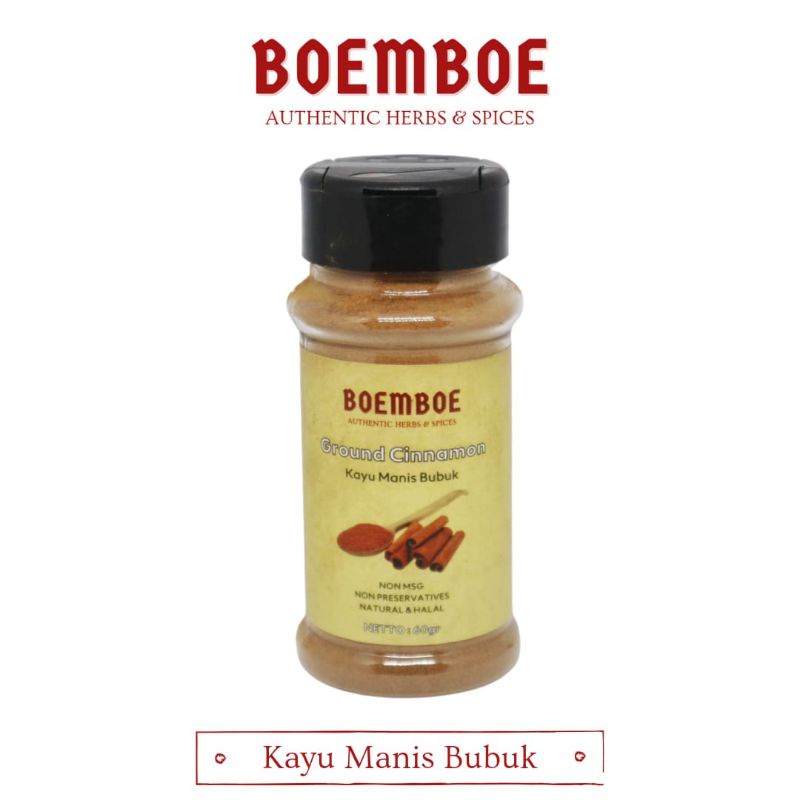 

Cinnamon Powder / Kayu Manis Bubuk BOEMBOE (100% Natural)