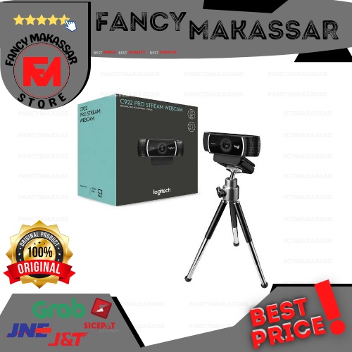 ONLY ONE SECOND MULUS | LOGITECH C922 PRO Stream Webcam HD - GARANSI RESMI - C922 - FULL HD