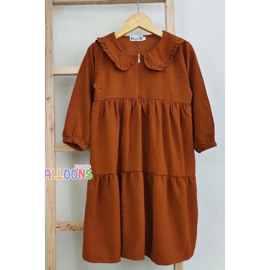 Gamis Crinkle Dress anak crinkle