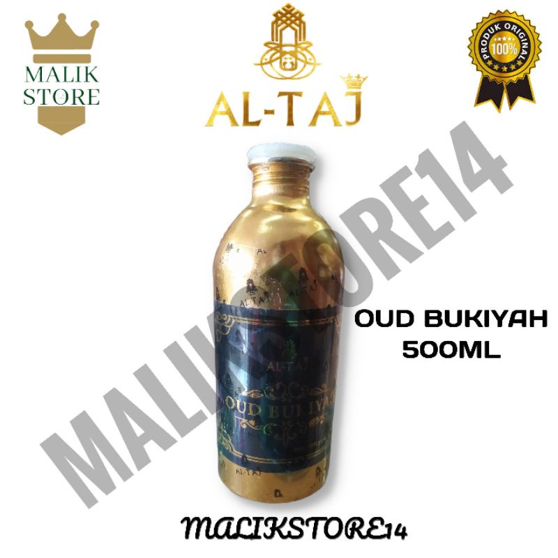 OUD BUKIYAH bibit parfume murni segel 500ml by AL-TAJ
