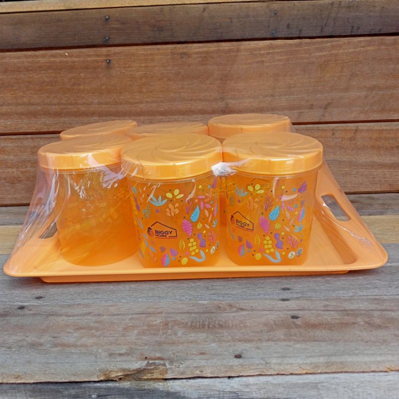 TOPLES BIGGY HOME SET 7IN1 6 TOPLES 1 NAMPAN