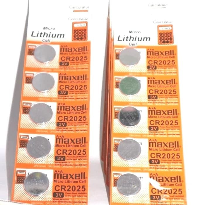 batre / baterai / battery MAXELL CR2025 jam tangan kalkulator CR 2025