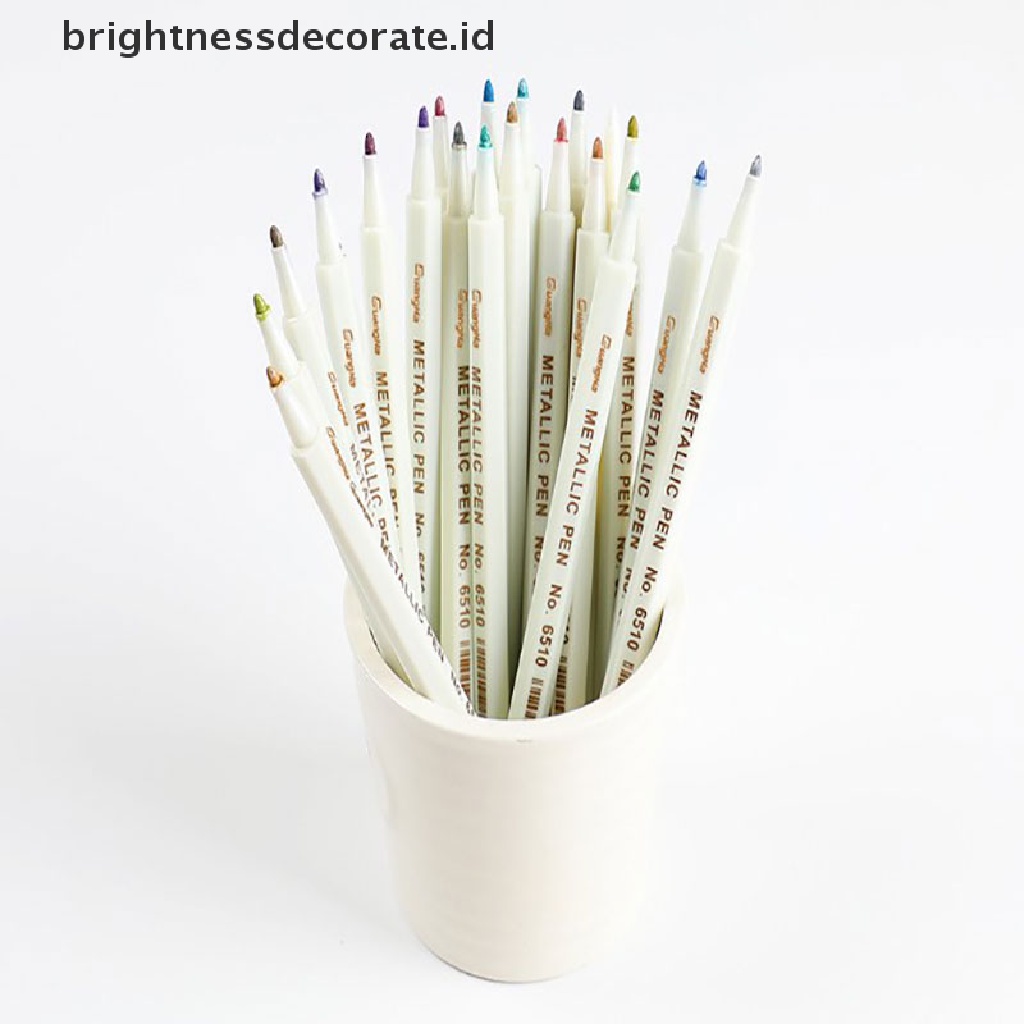 [birth] 20 colors Premium Acrylic Pens Marker Pens Paint Pen Write on Stones Glass [ID]