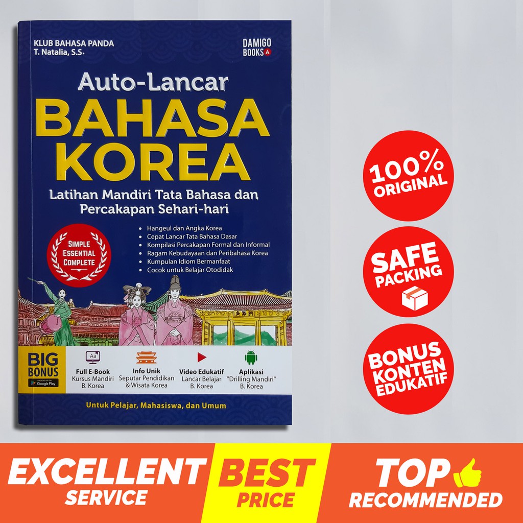 Buku Praktis Belajar Bahasa Korea Auto Lancar Bahasa Korea Shopee Indonesia