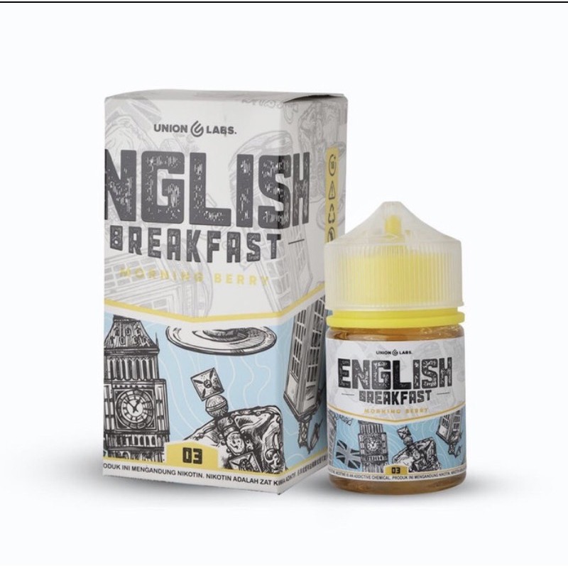 Liquid English Breakfast Morning Berry 3mg 60ml Cukai Shopee Indonesia