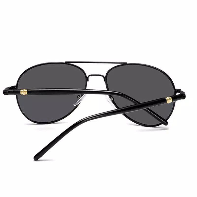 Kacamata Hitam Aviator Polarized Frame Metal Pria Wanita Anti Silau UV400