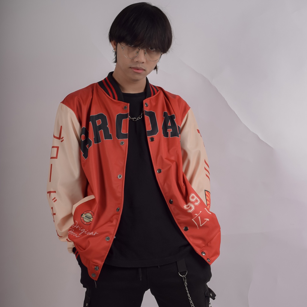 Varsity Everyone MLB & NBA Jacket Baseball Pria Wanita