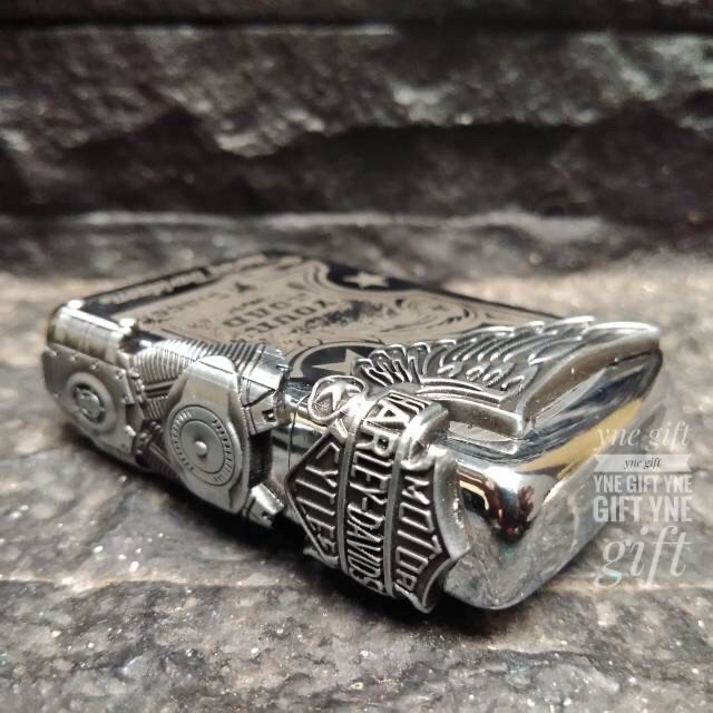 Korek Api Gas Model Zippo Motif 3D HARLEY DAVIDSON COD