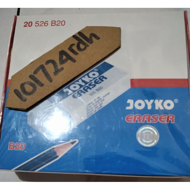 

PROMO 1 box isi 20 PENGHAPUS JOYKO B20 ukuran besar