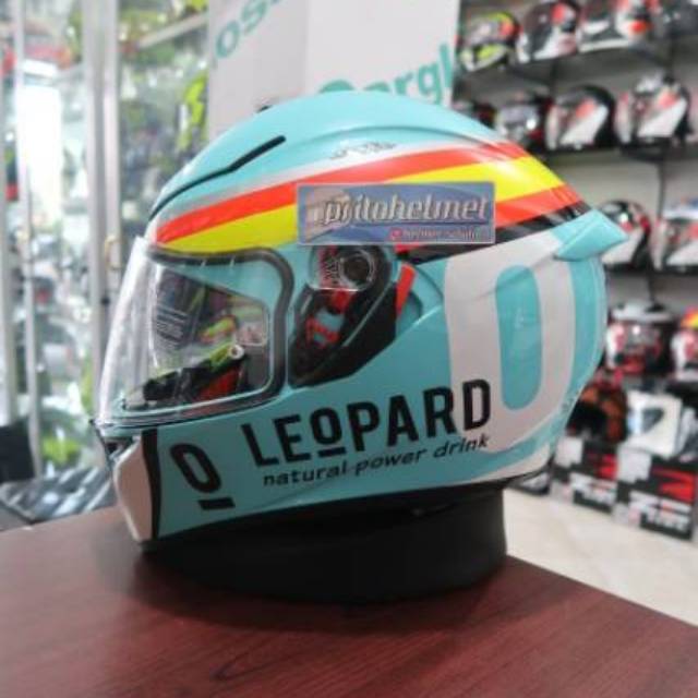 AGV K3 SV Mir Leopard Blue SNI Original