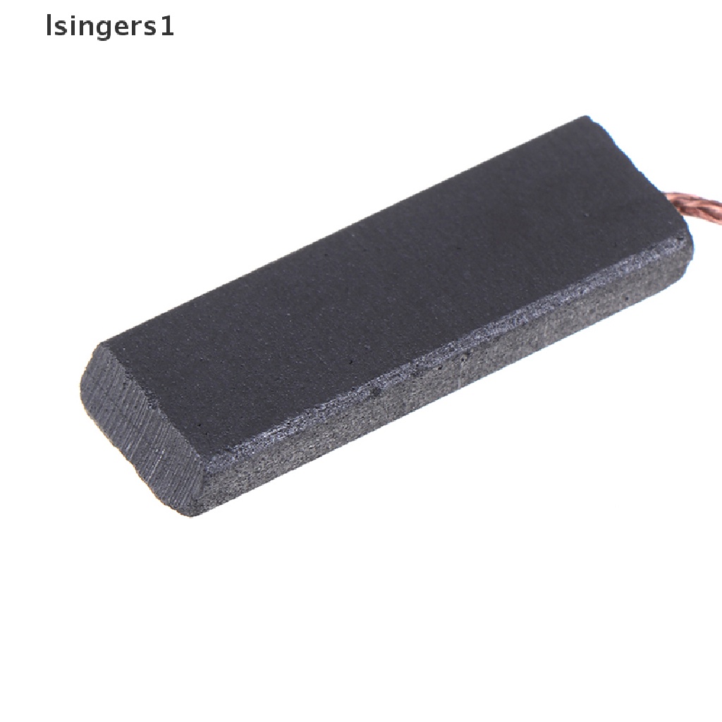 (lsingers1) 2pcs Sikat Karbon Warna Hitam Ukuran 5x13.5x40mm Untuk Mesin Cuci