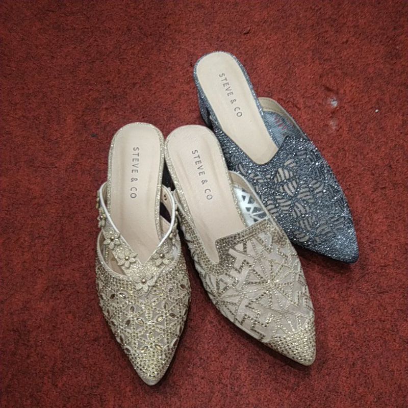 Sandal selop heels wanita