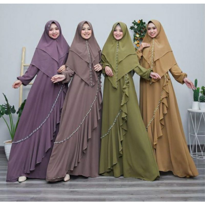 GAMIS SYARI MUTIARA | GAMIS SYARI POLOS | GAMIS SYARI PREMIUM